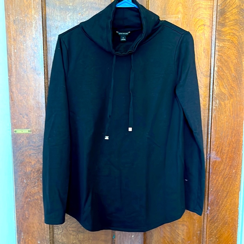 Ann Taylor mock neck casual hoodie